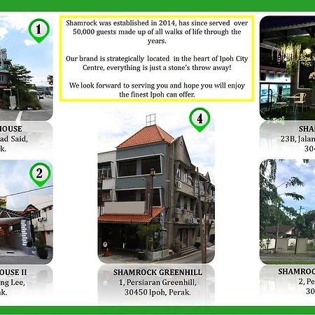 Shamrock Guest House II Ipoh Kültér fotó